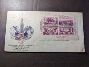 1936 USA Souvenir Cover New York NY International Philatelic Exhibition