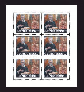 Stamps. Michael Servetus  2023 year 1 sheet perforated Guinea Bissau NEW