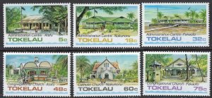Tokelau Is 120-25 MNH 1985 Public Buildings and Churches (102)(ad5491)