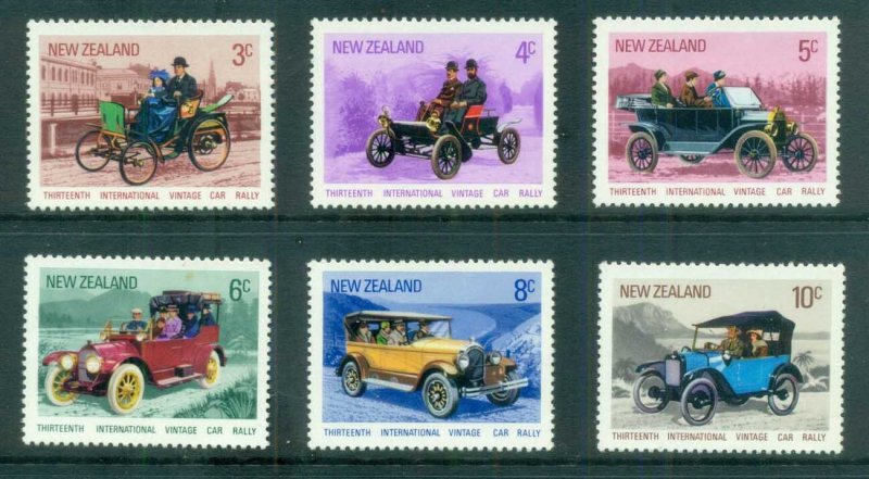 New Zealand 1972 Vintage Cars MUH