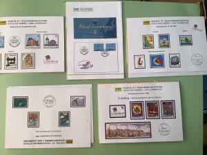 Luxembourg 1995 mint never hinged stamps & Literature Ref A595