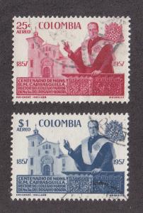 Colombia Scott #C315-C316 Used