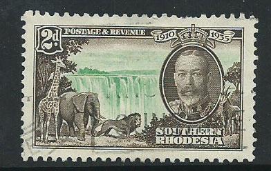 Southern Rhodesia SG 32  two short perf  FU