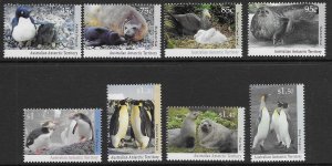 Australian Antartic Territory L83-89   1992  set 8  VF  Mint NH