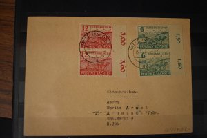 GERMANY SOVIET ZONE SACHSEN  85X-86X PAIRS ON CARD  