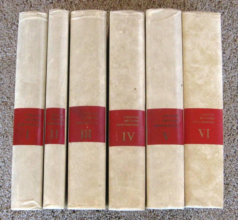 A Magyar Belyeg Monográfiája, by Kostyan Ákos. 6 volume complete set, HB. 