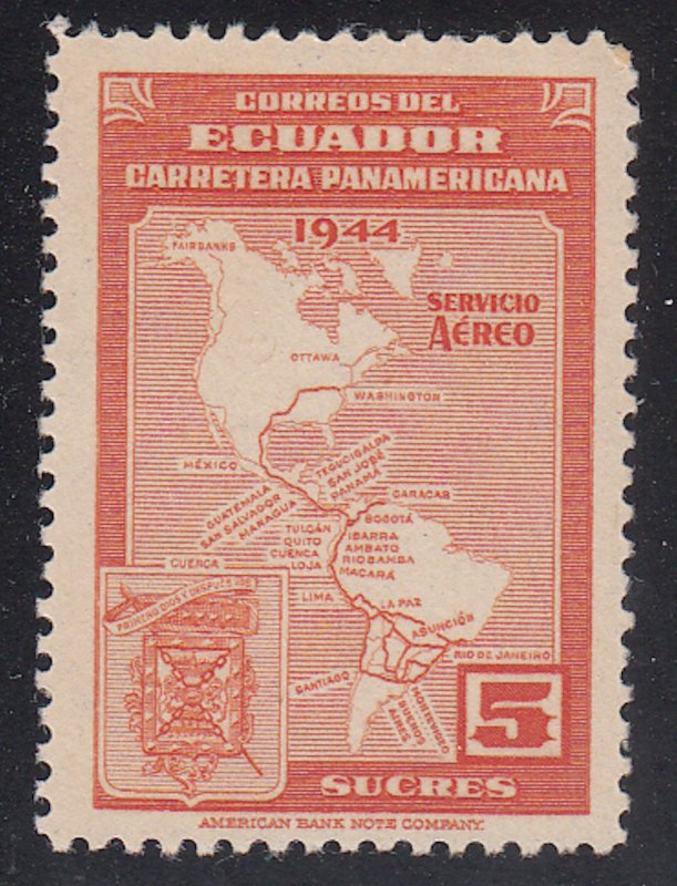 Ecuador - 1946 - SC C150 - NH - pencil on back