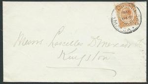 JAMAICA 1919 cover 1½d War Tax ex RICHMOND.................................42831