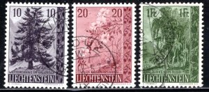 Liechtenstein #312-314   Used    VF   CV $11.20   ....   3510122