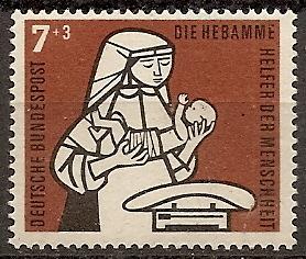 Germany  B350 MNH 1956 Dr. Ignaz Semmelweis CV $1.50