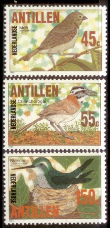 Netherlands Antilles 1984 SC# 521-3 Birds MNH-OG E48