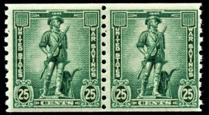 US WS13 MNH VF 25 Cent War Savings Pair