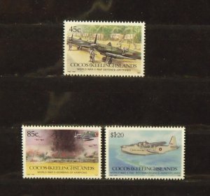 12959   COCOS ISLANDS   # 264, 265, 266   MNH                          CV$ 10.15