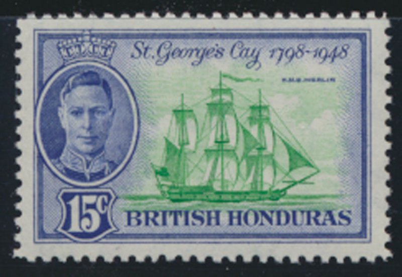 British Honduras SG 171 SC # 136 MNH  Battle of St George's Cay  see scan