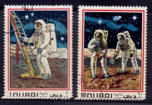 Dubai, 1969, First Manned Moon Landing, 60dh/1R, used**