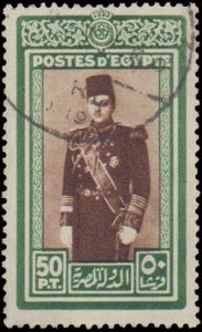 Egypt #239, Incomplete Set, 1939-1946, Used