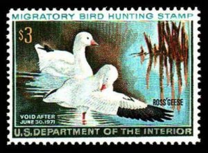 U.S. REV. DUCKS RW37  Mint (ID # 63471) 