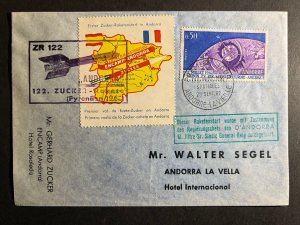 1962 Andorra Rocketmail First Flight Cover FFC Encamp to La Vella ZR 122