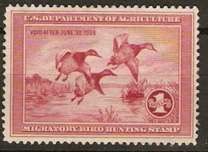 US RW2 MNH VF 1935 SCV $725.00
