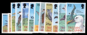 Tristan da Cunha #222-233 Cat$13, 1979 Birds, complete set, never hinged, one...