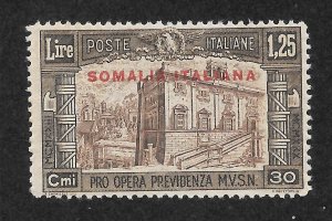 Somalia Scott B31 Unused LHOG - 1930 Italian Semi-Postal Overprint - SCV $26.00