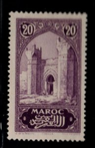 French Morocco Scott 61 MH* City Gate at Chella stamp