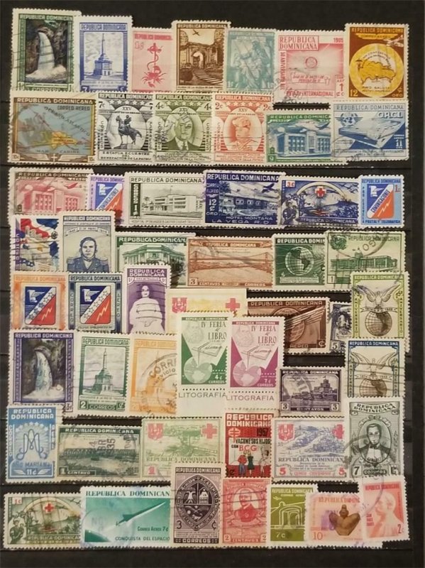 DOMINICAN REPUBLIC Stamp Lot Used T8034