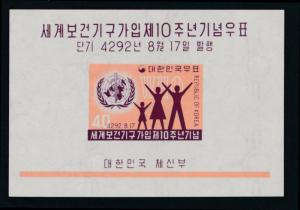 Korea 292a Mint NH Souvenir sheet