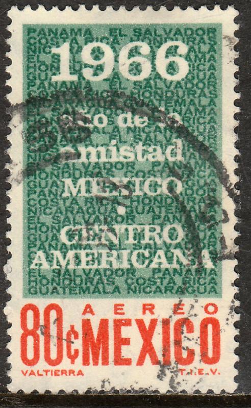 MEXICO C317, Friendship with the Central American Nations. USED. F-VF. (278)