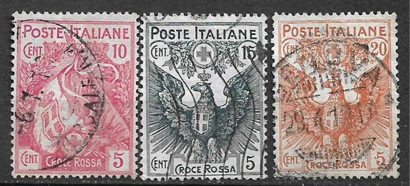 COLLECTION LOT #489 ITALY # B1-3 1915 CV+$86