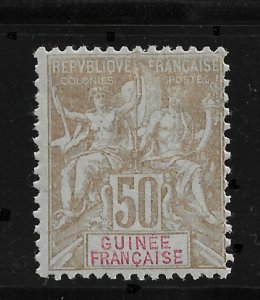 French Guinea 1900, 50c Scott # 15 ,VF MLH*OG, V$50 (SL-1)