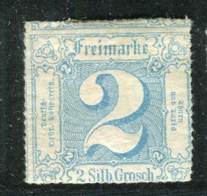 GERMAN THURN & TAXIS; 1850s-60s classic fine Mint hinged 2sgr. Shade, a