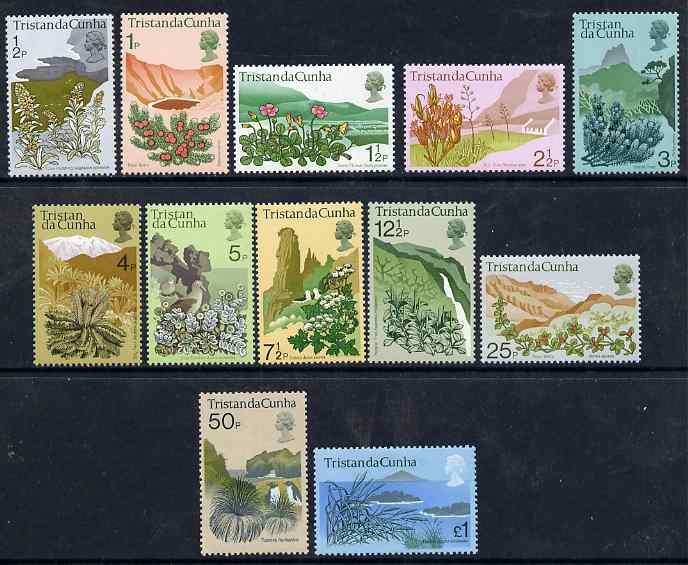 Tristan da Cunha 1972 Flowering Plants definitive set of ...