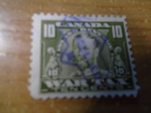 Canada Revenue Stamp  van Dam  #  FWT13  used