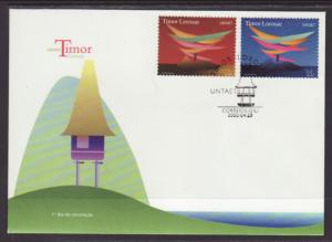Timor 350-351 U/A FDC