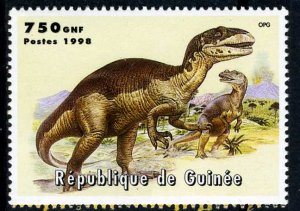 Guinea 1998 DINOSAURS 1 value Perforated Mint (NH)