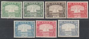 ADEN 1937 DHOW 1/2A TO 31/2A