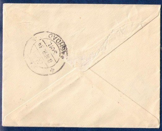 Iraq Sc 50 Cover Cancelled Apr 6,1934 Baghdad Post To USA Great Condition VF