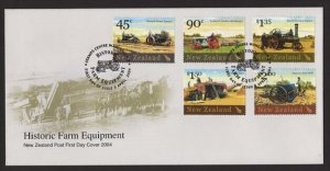 New Zealand 2004 Historic Farm Equipment FDC