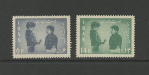 IRAN 1230-1231, 1962 CHILDREN'S DAY, MINT, DG (IR885h)