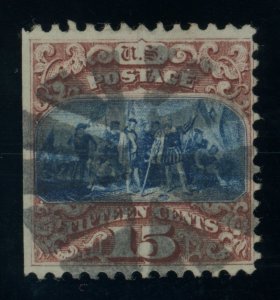 US Stamp #118 Landing of Columbus 15c - PSE CERT - Used - CV $900.00