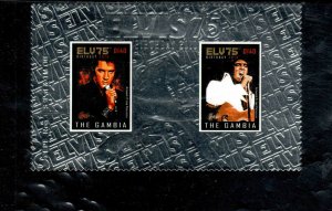 GAMBIA #3295  2010    ELVIS PRESLEY    MINT VF NH  O.G  IMP. SHEET 2