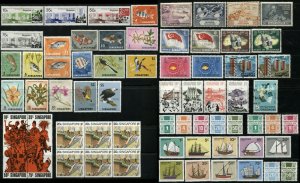 SINGAPORE Postage Stamps Collection Used Mint NH