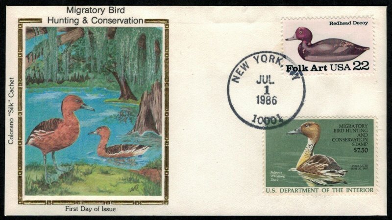 MALACK RW53 VF, First Day Cover, Colorado Silk cache..MORE.. w9241