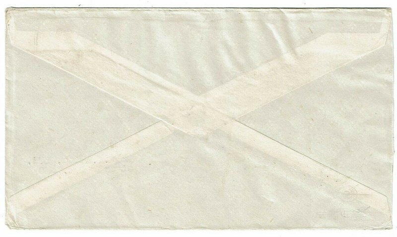 Seychelles 1954 Victoria cancel on registered cover to England