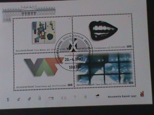 GERMANY-1997-SC#1971 INTEL.MODERN ARTS EXHIBITION-MNH S/S WE SHIP TO WORLDWIDE
