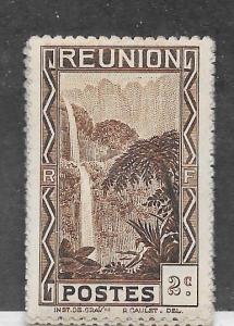 Reunion #127 2c Waterfall  (MLH)  CV $0.25