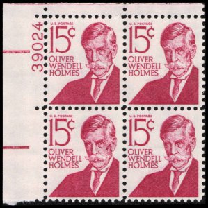 US #1288d HOLMES MNH UL PLATE BLOCK #39024