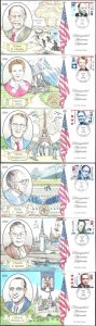 #4076 Distinguished American Diplomats Collins FDC Set