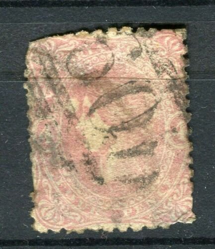 AUSTRALIA; VICTORIA 1860s classic early Perf QV issue used 4d. value 